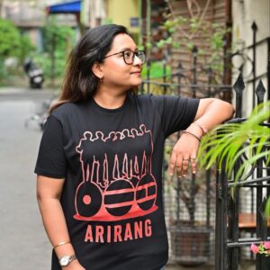Graphic Cotton T-Shirt – “Arirang Pulse“