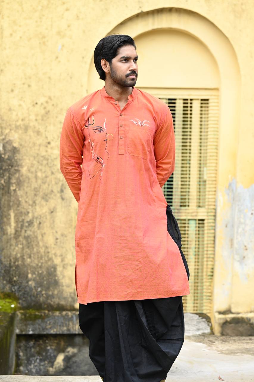 Rudra Rekha — Hand-Painted Kurta - Image 3