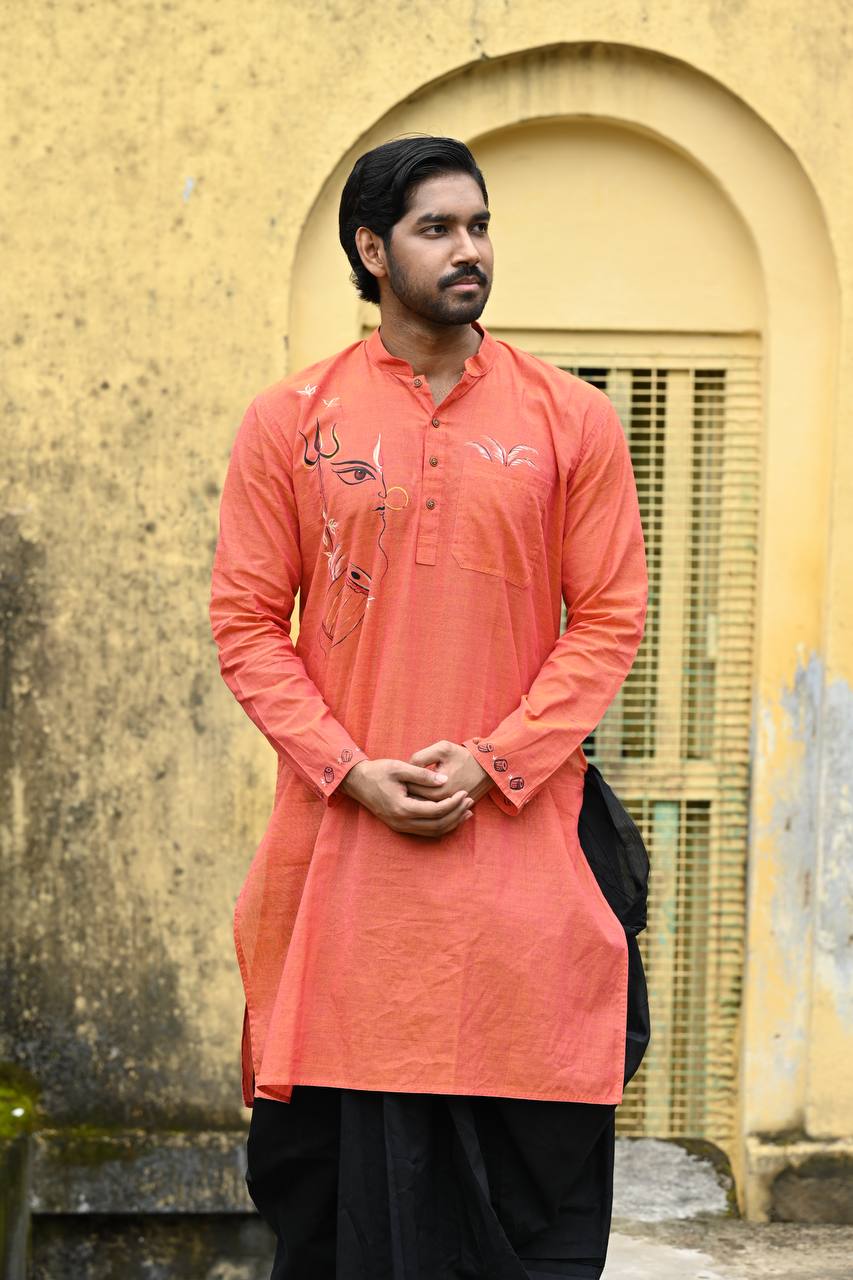Rudra Rekha — Hand-Painted Kurta - Image 4