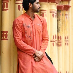 Rudra Rekha — Hand-Painted Kurta