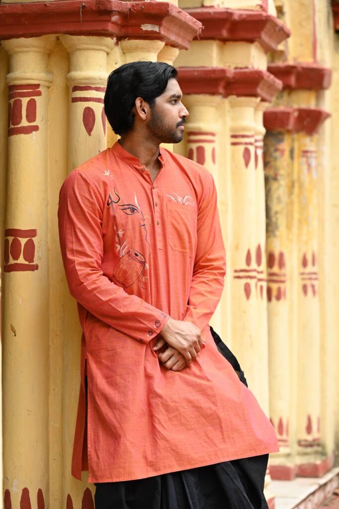 Rudra Rekha — Hand-Painted Kurta