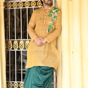 Phoolbari — Hand-Painted Heritage Kurta