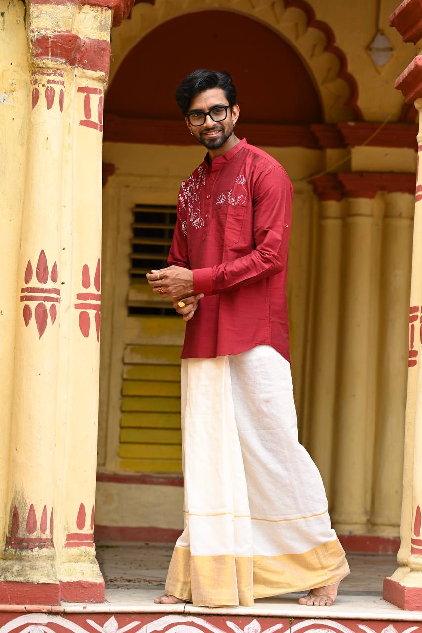 Ranga — Hand-Painted Short Kurta - Image 3