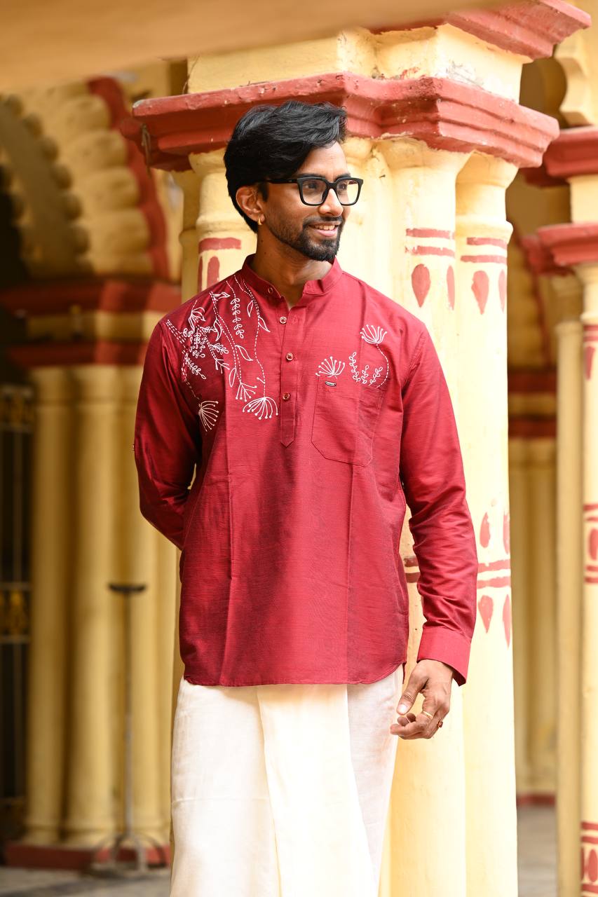 Ranga — Hand-Painted Short Kurta - Image 2