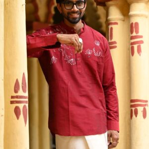 Ranga — Hand-Painted Short Kurta